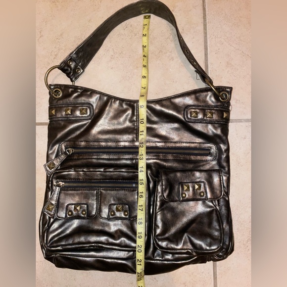 Studded Shoulder Bag EUC - Picture 8 of 10